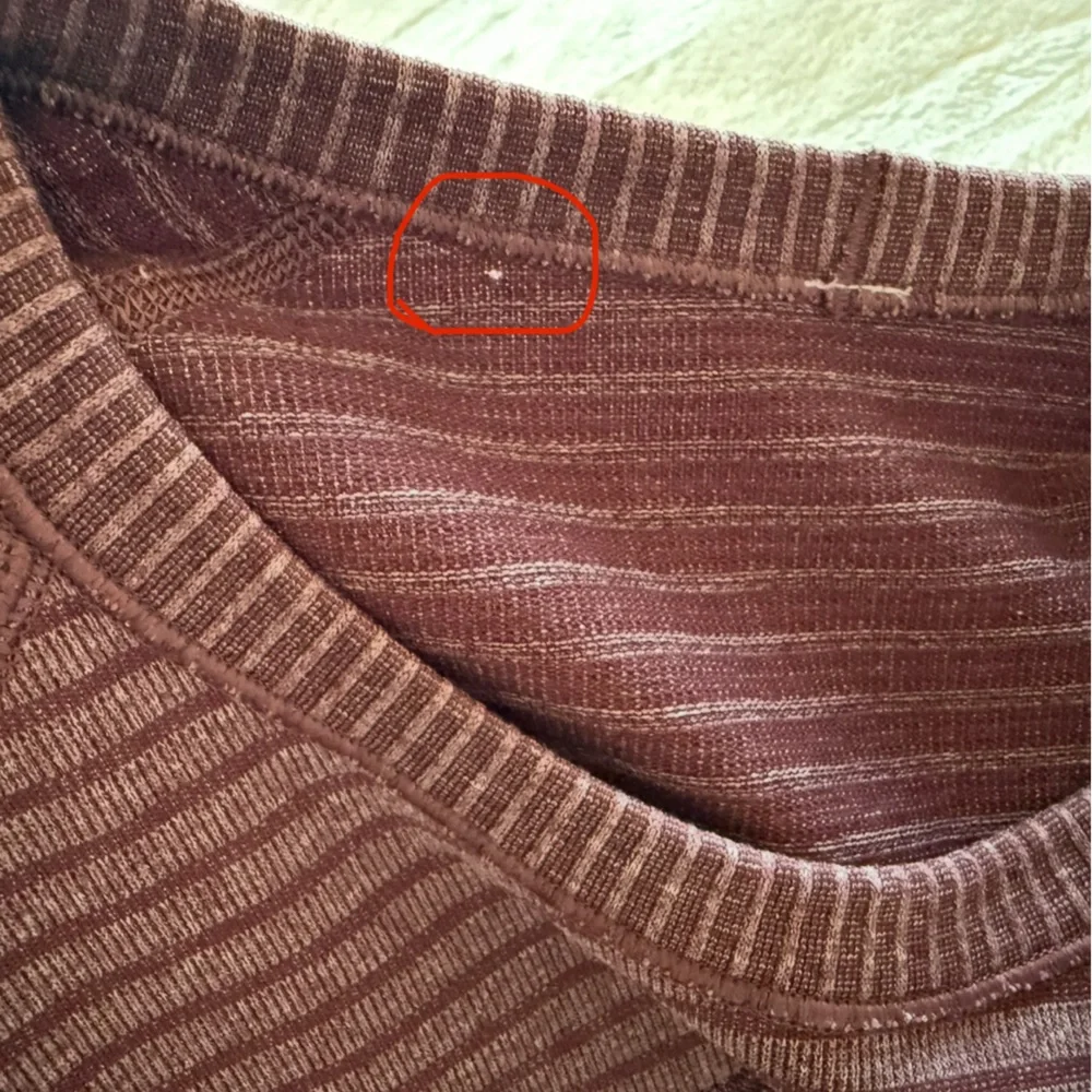 Lululemon Swiftly Tech Long Sleeve Crew in Heathered Bordeaux Drama Size 4 - Picture 12 of 15